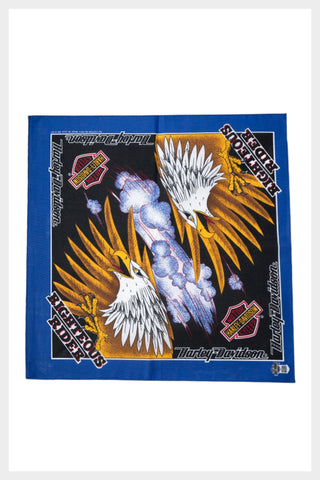 Official 1990s Harley Davidson large bandana | Righteous Rider | Large Face Riding Bandana