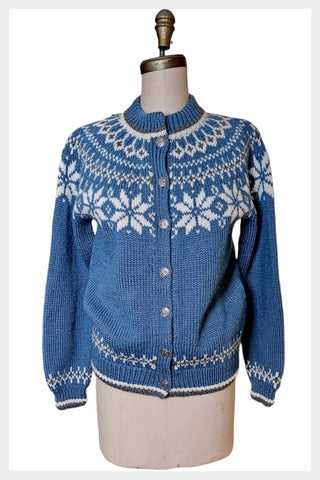 Dale of Norway vintage Norwegian cardigan sweater | size medium