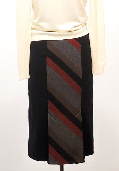 Classic 1980s pencil skirt | 80s wool blend skirt | size small