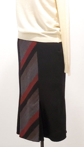 Classic 1980s pencil skirt | 80s wool blend skirt | size small