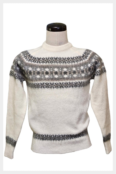 1970s Arrow Sportswear Fair Isle Sweater – Nordic Wool Blend Knit, Size S