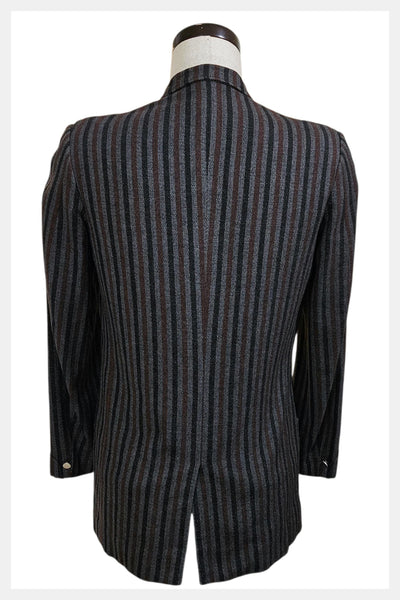 1959 wool blazer | Hong Kong tailored, striped menswear