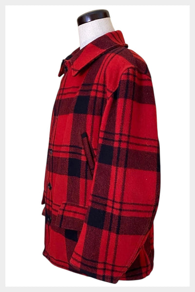 Vintage 1940s Red Plaid Wool Hunting Jacket – Midwest Outerwear