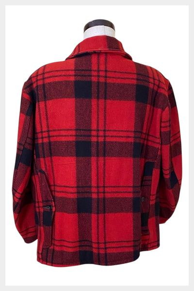 Vintage 1940s Red Plaid Wool Hunting Jacket – Midwest Outerwear
