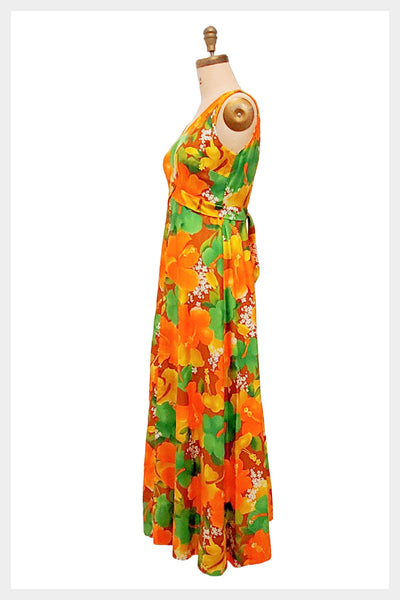 1960s/70s Hukilau Fashions Hawaiian dress | medium