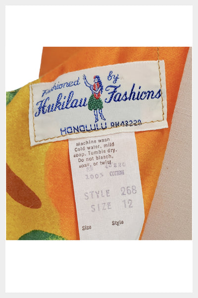 1960s/70s Hukilau Fashions Hawaiian dress | medium