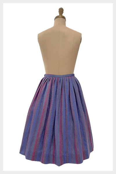 1960s woven look skirt | small