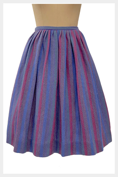 1960s woven look skirt | small