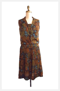 Fall foliage | 1960s blouse and skirt set