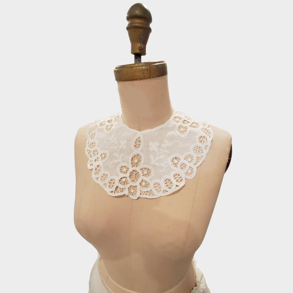 Victorian Battenburg Lace Collar