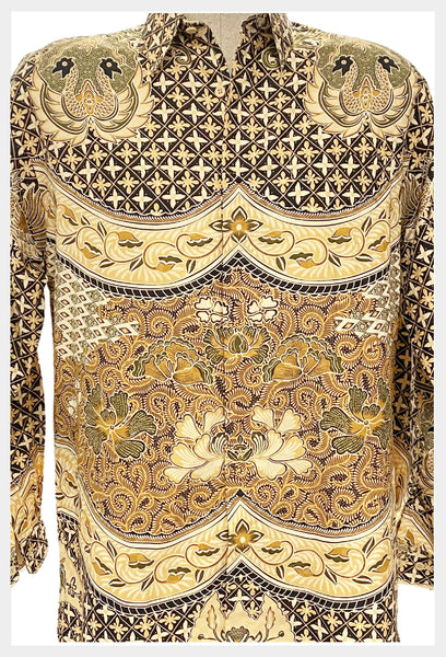 Indonesian Batik Modern Romy Exclusive Enam Saudara shirt | xlarge
