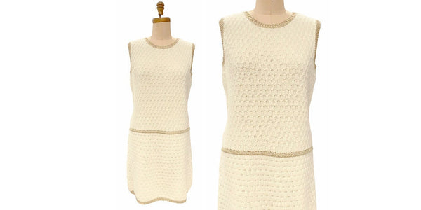 1970s Italian knit sweater dress | medium - large