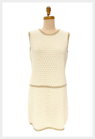 1970s Italian knit sweater dress | medium - large